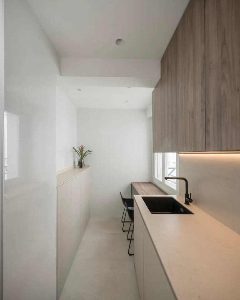 cocina estrecha en vitoria