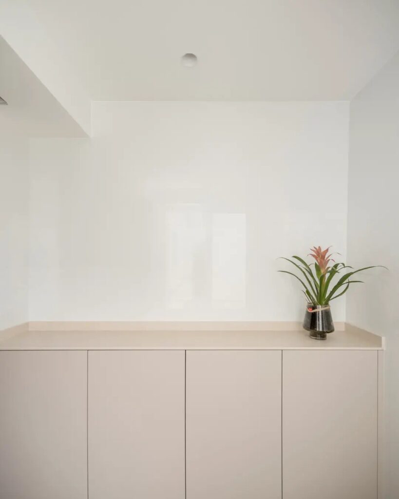 mueble auxiliar cocina beige